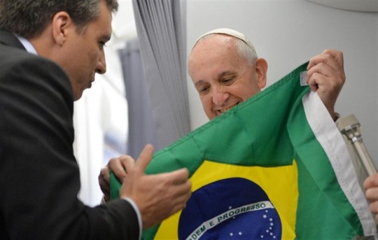 O Papa no Brasil para a JMJ, em 2013