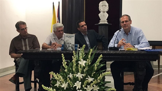 Da esquerda: Gustavo Andújar, Roberto Manzano, Alejandro Mayo e Alberto Savorana