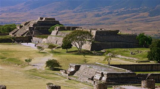 As ruínas da civilização zapoteca