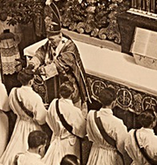 A ordenação de Ratzinger em Frisinga.