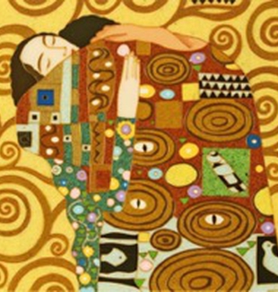 Klimt, "O abraço".