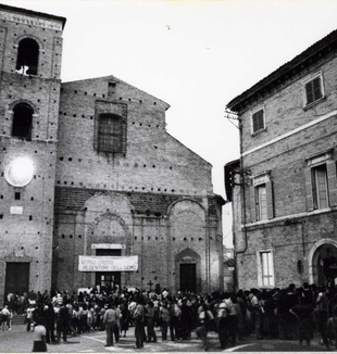 La Cattedrale di San Giuliano (Macerata), originario luogo di partenza del Pellegrinaggio.