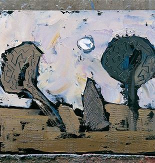 William Congdon, Três árvores, 1998