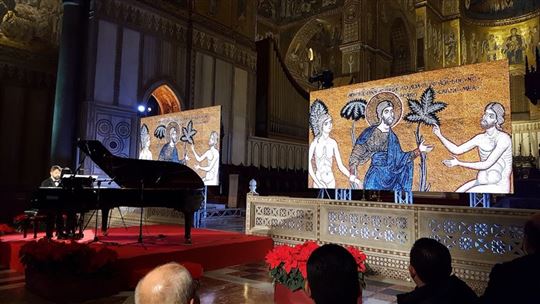 O concerto na catedral de Monreale