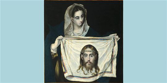 El Greco, Veronica com o Rosto Santo, ~1580, Museu de Santa Cruz