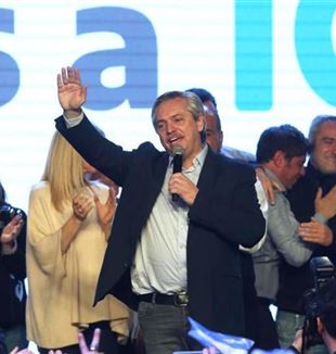 O presidente argentino eleito, Alberto Fernández