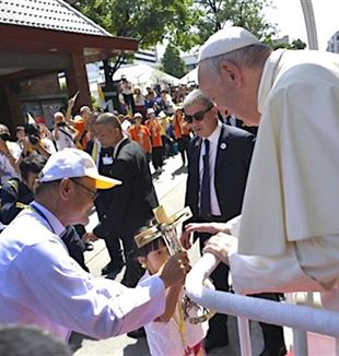 O Papa acolhido na Tailândia