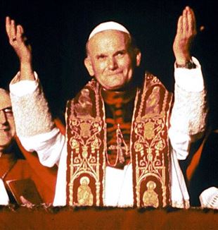 João Paulo II no dia de sua eleição