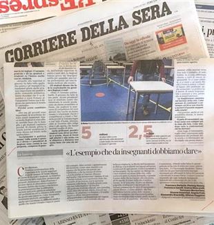 A carta no "Corriere" de 10 de janeiro