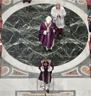 Papa Francisco na missa da Quarta-feira de Cinzas