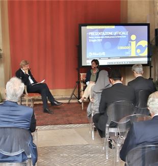 A apresentação do Meeting em Roma