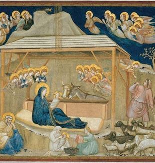 Natividade, Giotto, Igreja de São Francisco, Assis (Itália)