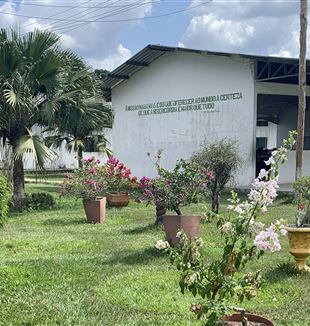 Um dos jardins da Escola Agrícola de Manaus