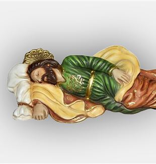 Estátua de São José adormecido, muito cara a Papa Francisco