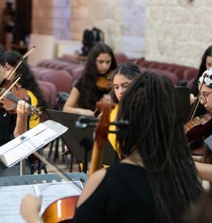 Um concerto da orquestra da Escola Magnificat