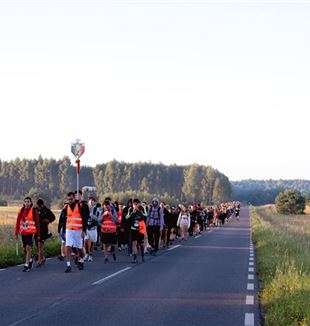 Um momento da peregrinação a Czestochowa (Foto: Tommaso Prinetti)